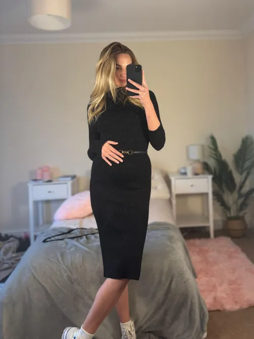 How’s my black dress?