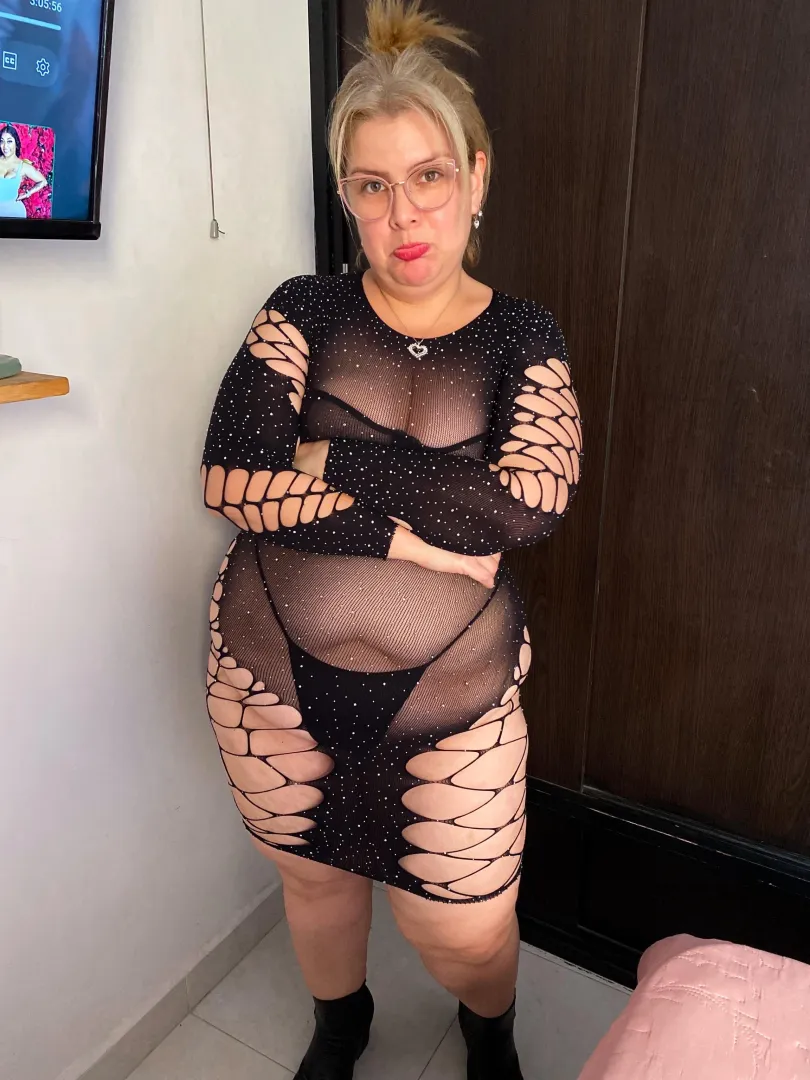 I dressed like this for you, and now you come and tell me you're very tired :(