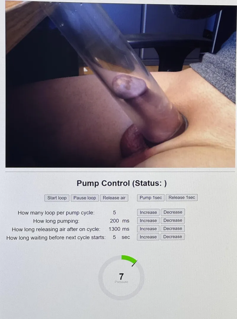 My remote pump is online. Who wants to steer?
