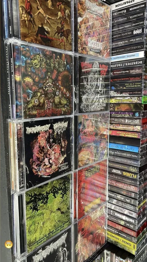 Partial tapes & CDs collection