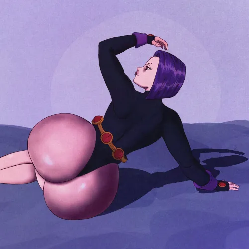 Raven relaxing(masochistmaverick)