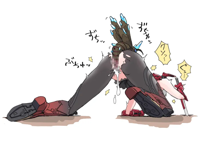 She should have known not to venture through insect territory at low health…