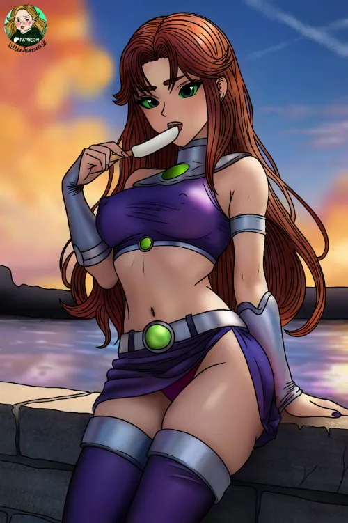 Starfire poster (by littlehoeart)