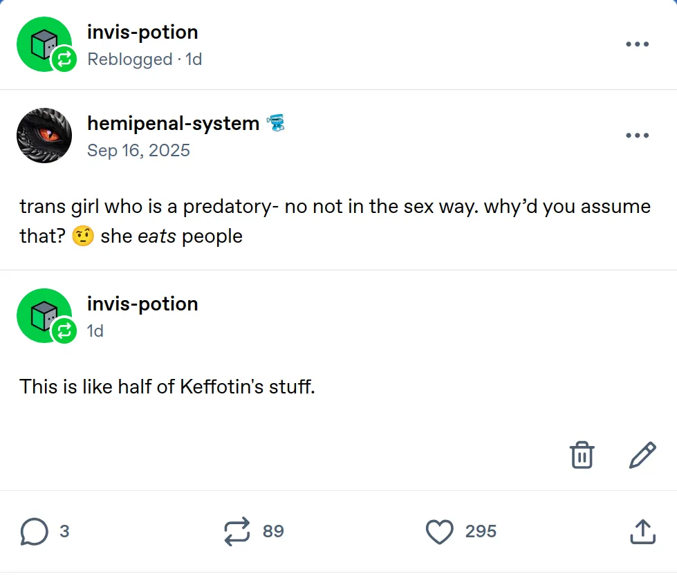 Trans vore is kinda hot