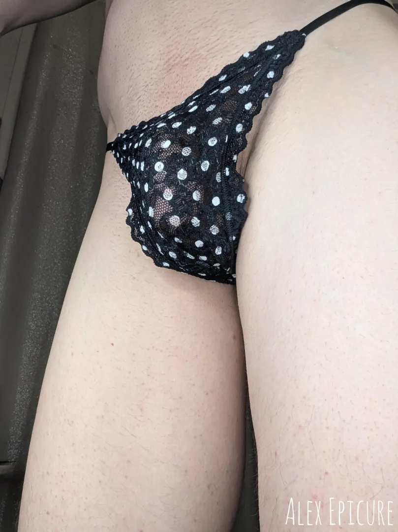 When your panties barely cover the goods