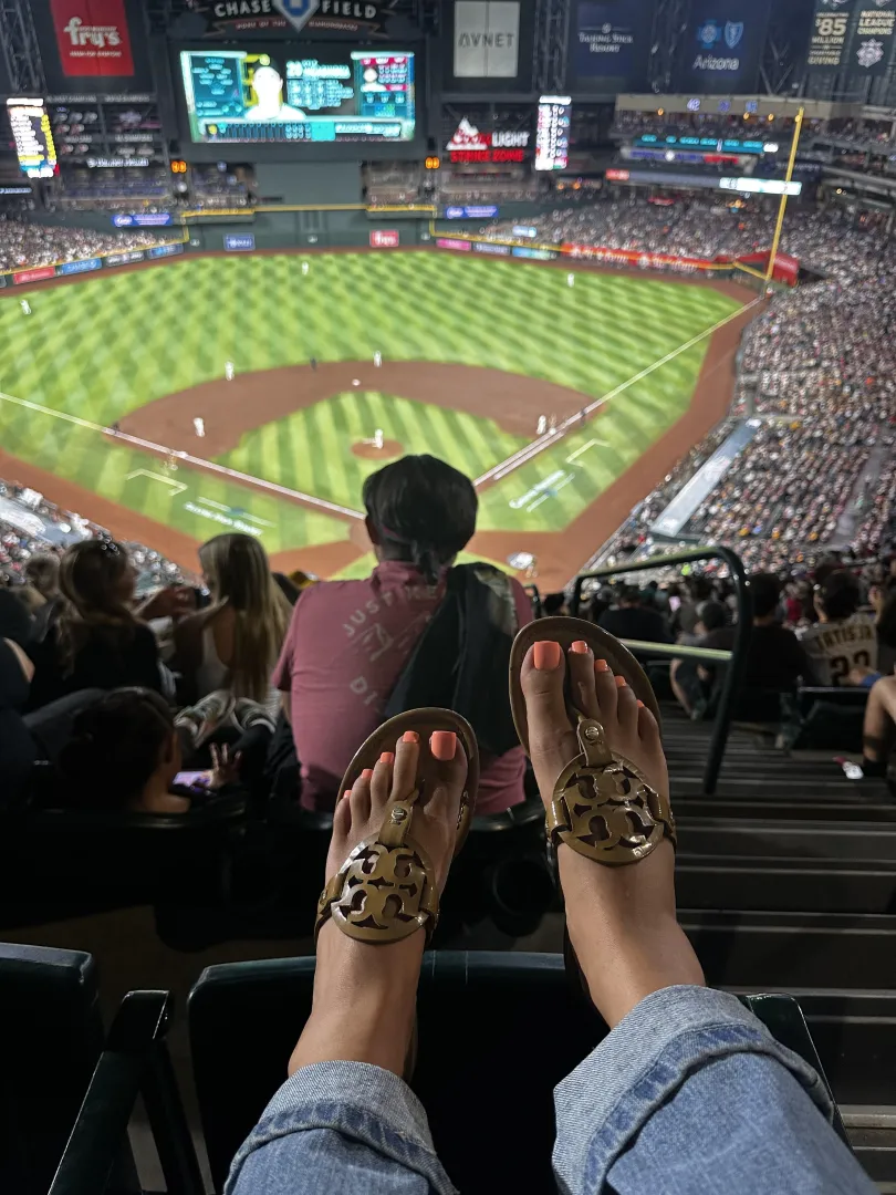 Would my feet distract you?