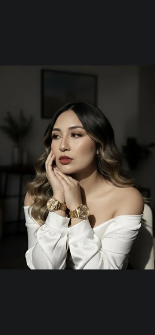 Aide usando doble reloj de pulsera , doble placer