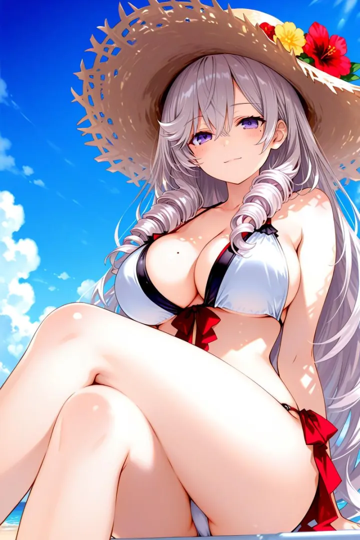 Algerie decided to spend the day at the beach with you