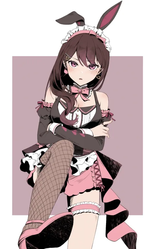 Blushing Bunny Taki [It's MyGO!!!!!] (gooseprince21)