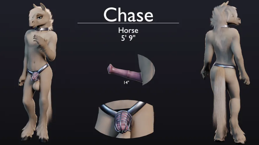 Chase, the Chaste Pony Boy (ruaidri) [M]