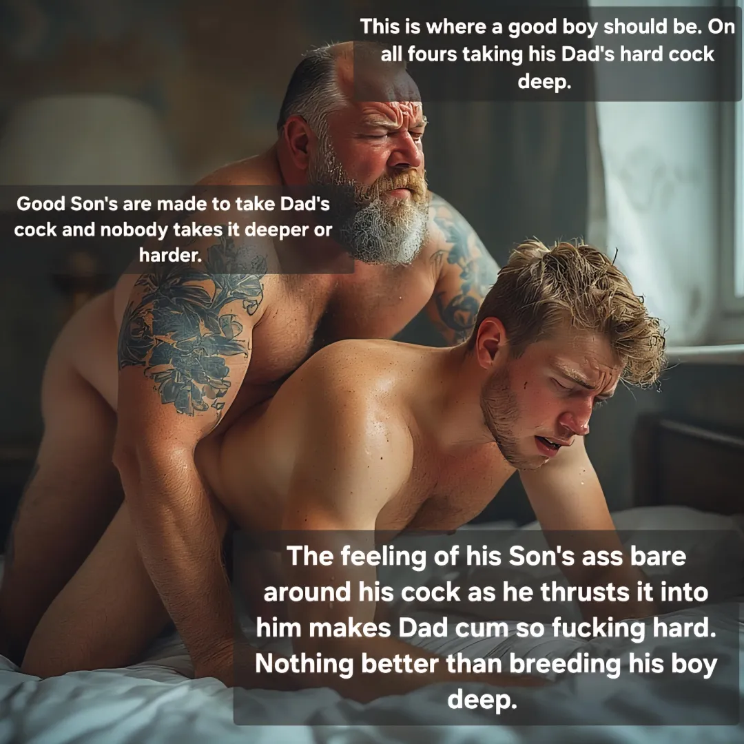 Dad and his boy where he should be