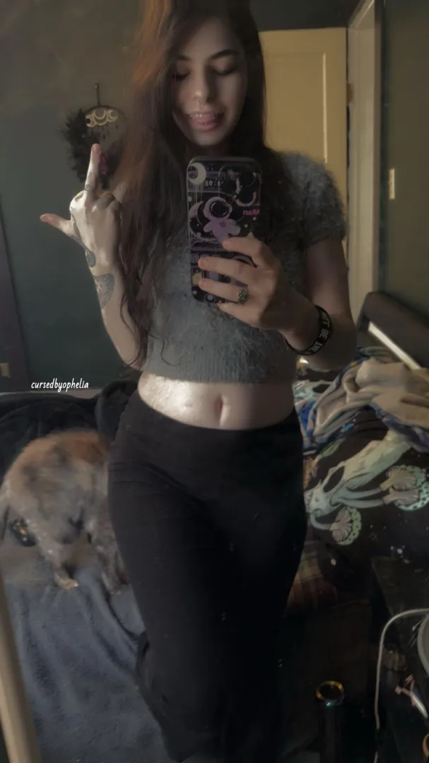 Does she know you'd rather be spending it on me? 