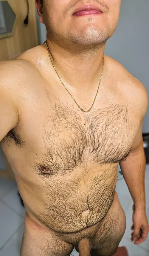 Fresh out the shower