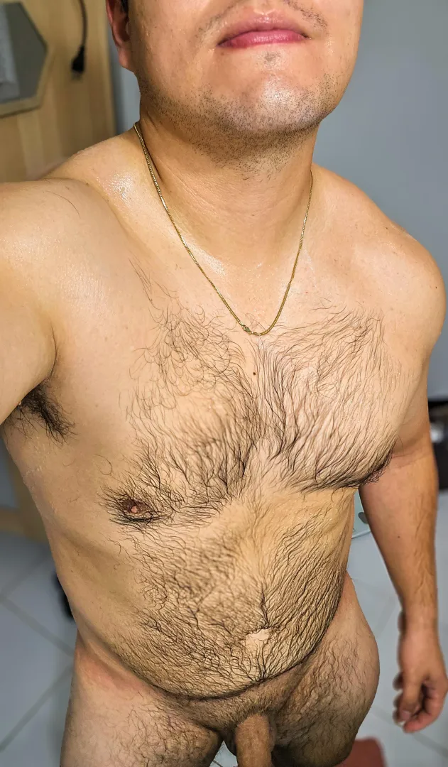 Fresh out the shower