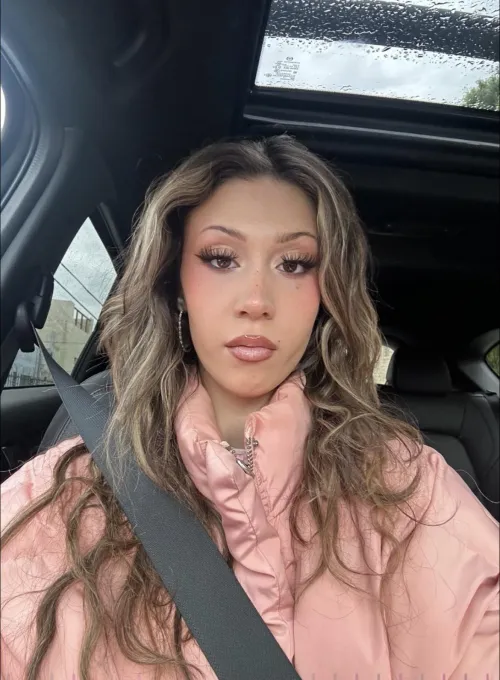 Gorgeous eyes and hoops