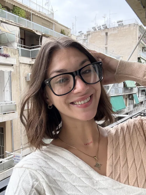 grinning at my reflection like we just met