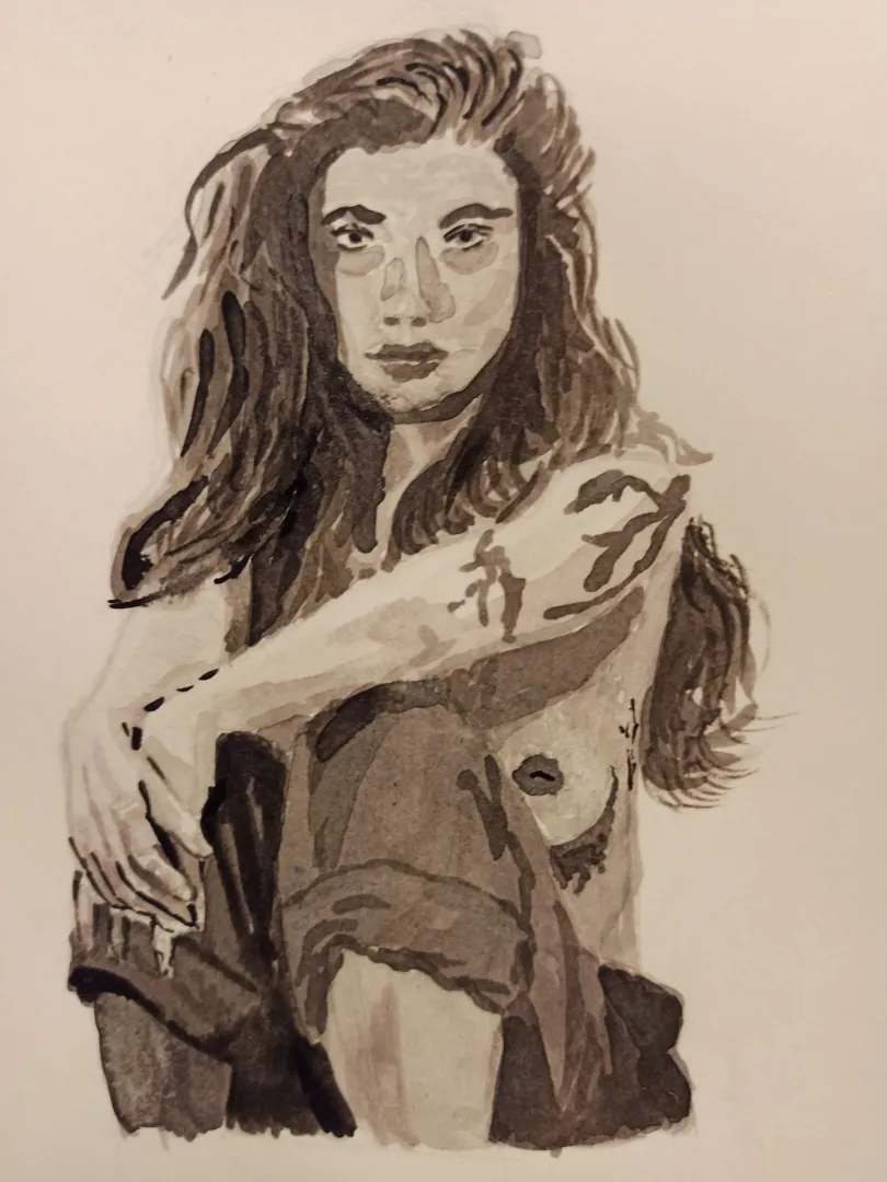 He's all I think about at night, ink