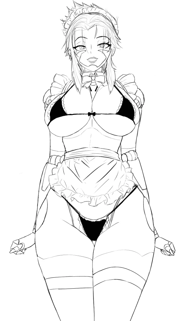 Hyena - Maid Unit [Gargoyles](Cyborg Hyena)