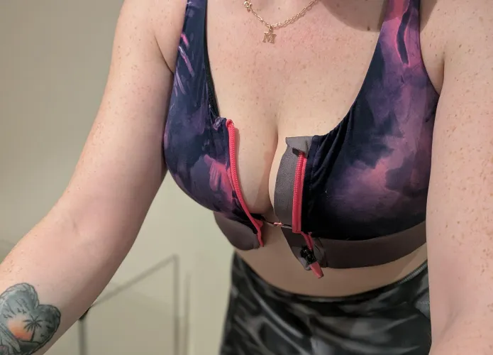 I have my exercise bike right next to the window. No reason... 