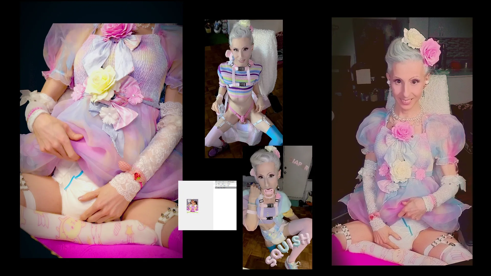 I love showing off on cam for anyone bold enough to reach in and check my diaper :3