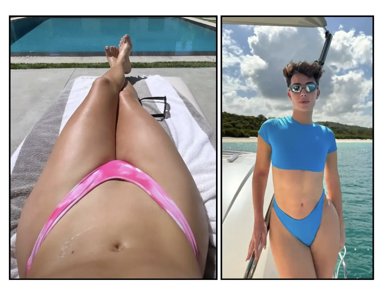 I really wish James one day officially shows what's underneath..