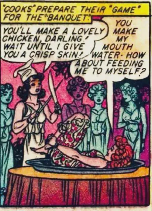 I swear I'm reading Golden Age Wonder Woman for the BDSM and not the plot!