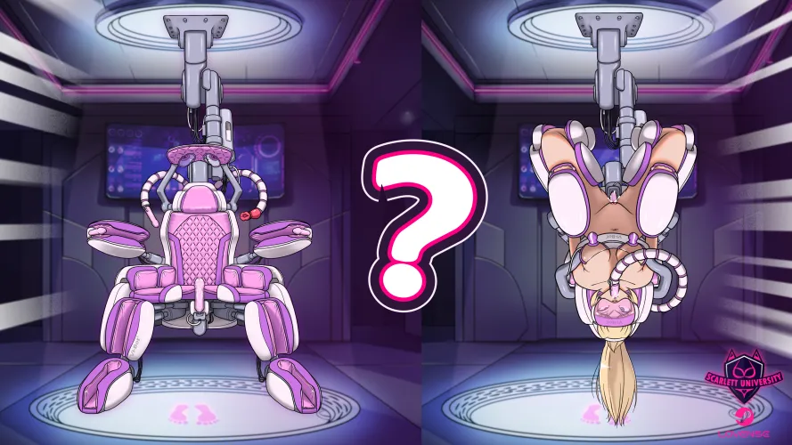 If there was a full-body sex simulator robot like this...but for guys, what features/devices would you want to see? Asking for a friend...[Scarlett University]