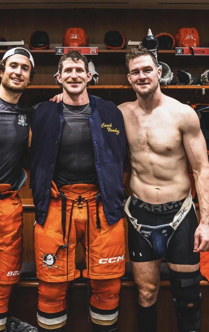 Jock holding on for dear life