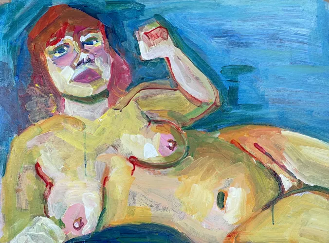 Nue Allongée. 12H54