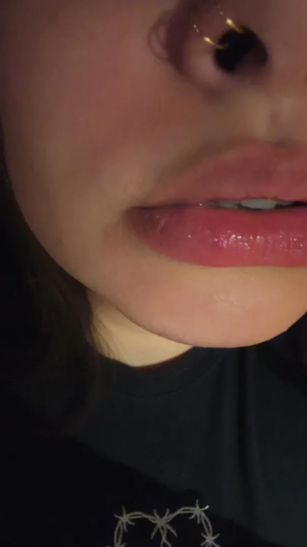 Strawberry-flavored kisses