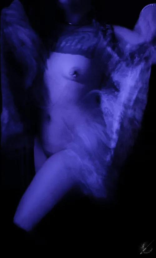 The ghost of herself…