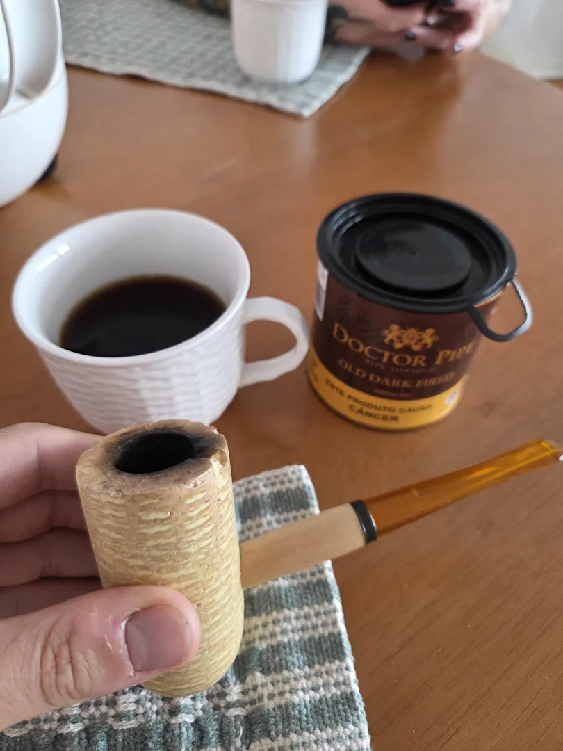 The universe was created so we could enjoy tobacco with coffee - mho