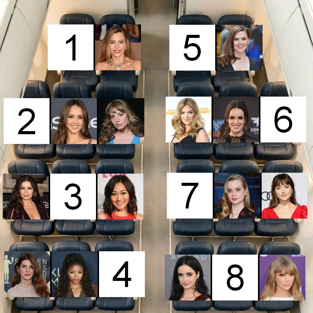 You're on a 12 hour flight, they're all gassy and will be farting and burping non-stop the whole flight 6. Where are you sitting?