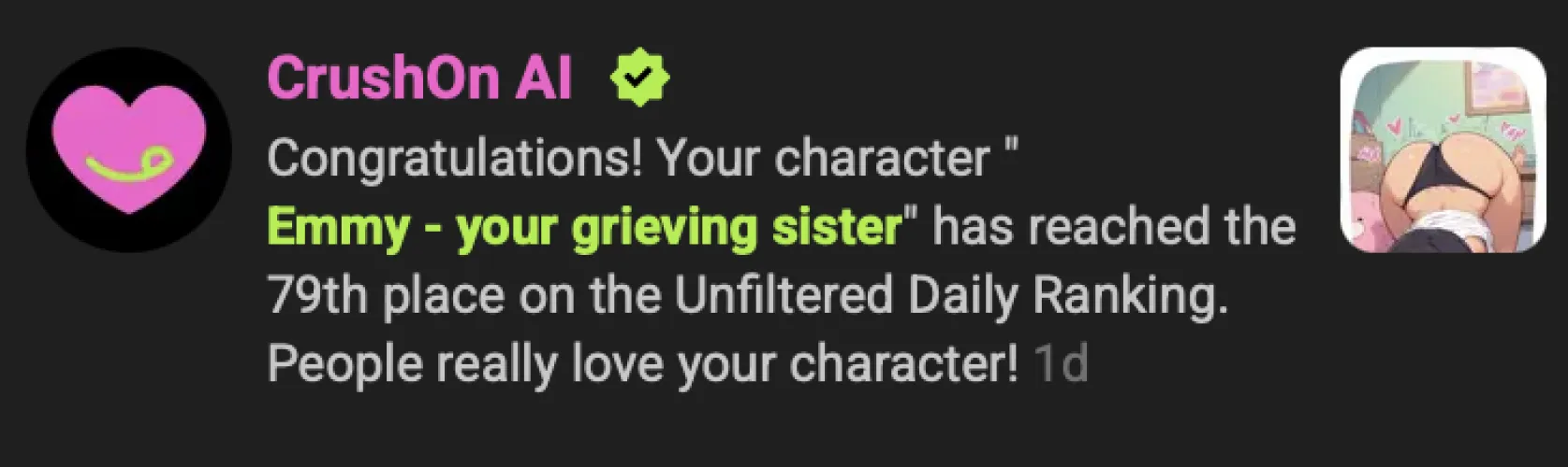 already daily ranked?