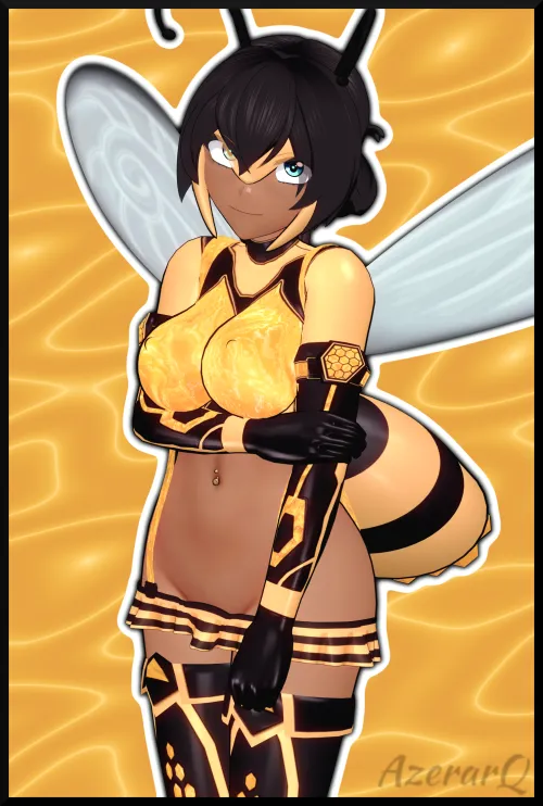 [F] Queen Bee Gijinka (by: me)
