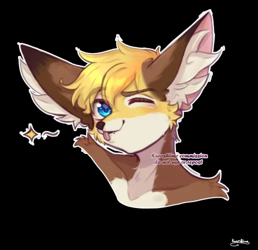 Fluffy ears! (Art by me)