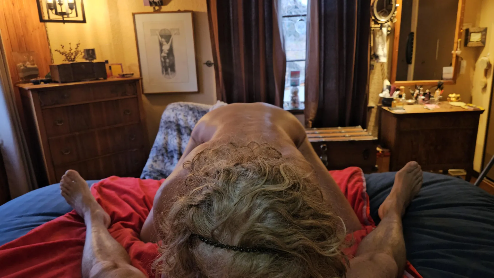 Getting ready for superbowl this afternoon