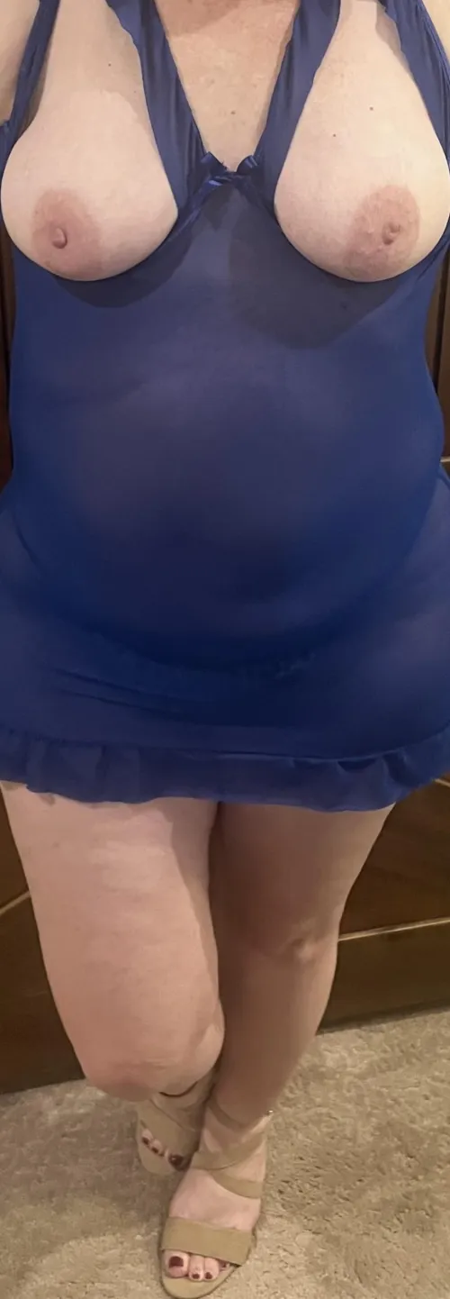 Hubs never turns me down when I come to bed like this.