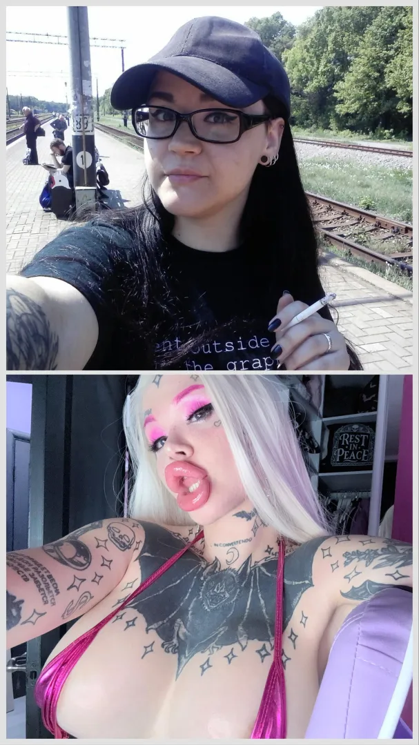 I barely can recognize myself Did my bimbofication go well?