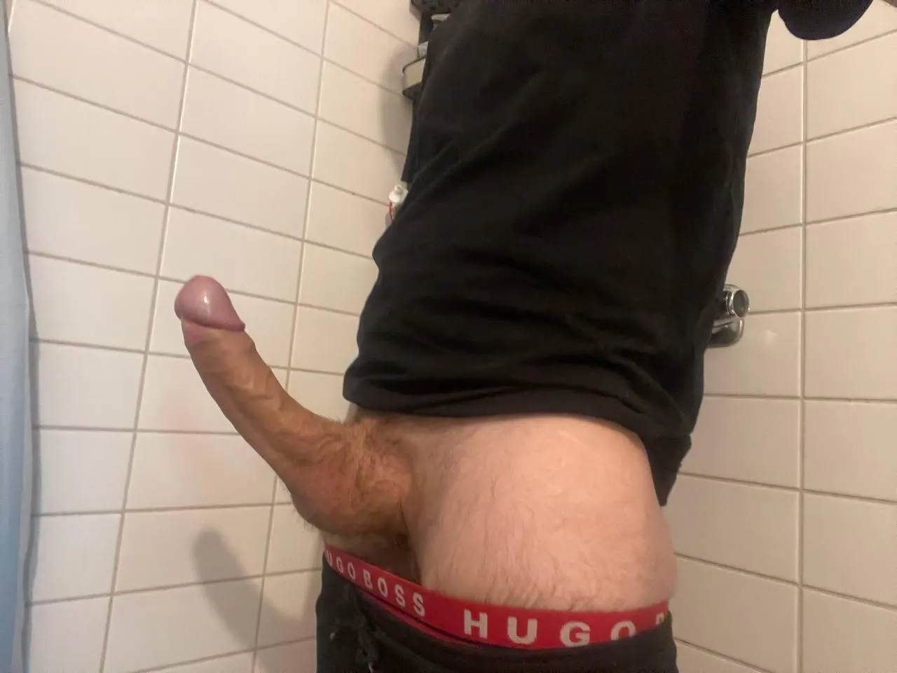 I might be tall and skinny but my cock is quite big