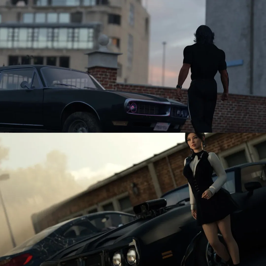Is it the same car? Imagine Ayua is William daughter and he gives her his car and tunes it up, it would be great to see