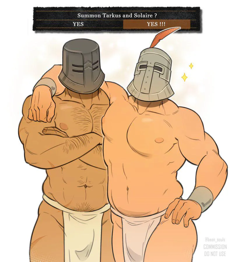 It's always fine to summon Tarkus and Solaire during difficult bossfights !