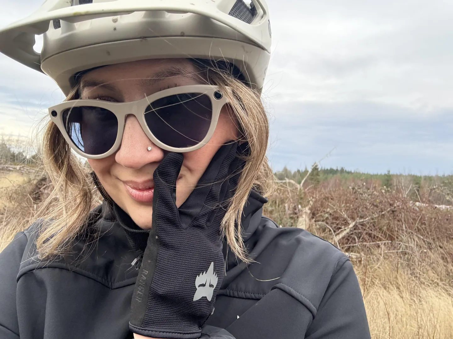 Mountain bike gloves