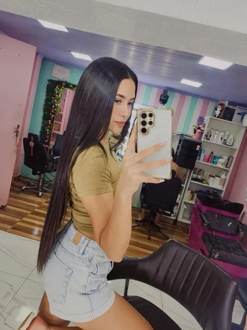 My hair decided to behave today 