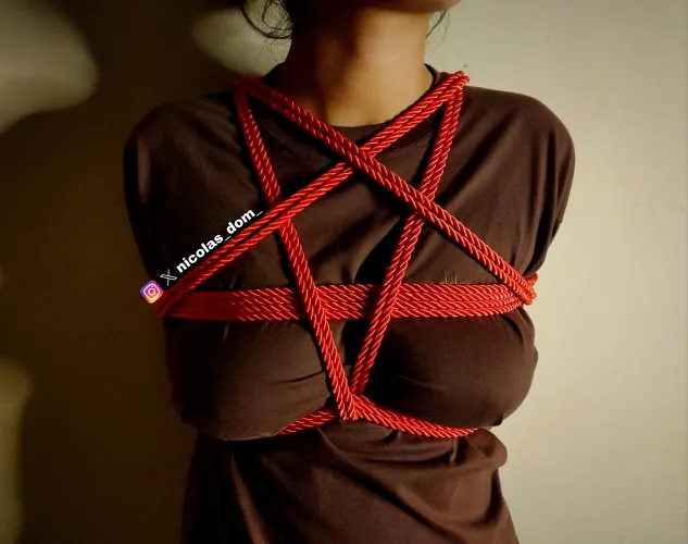 Pentagram ⭐ Thanks to my shibari model