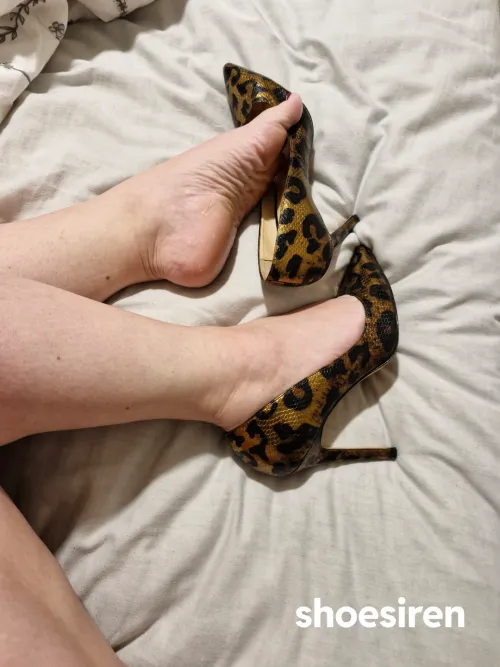 Taking my pretty shoes to bed