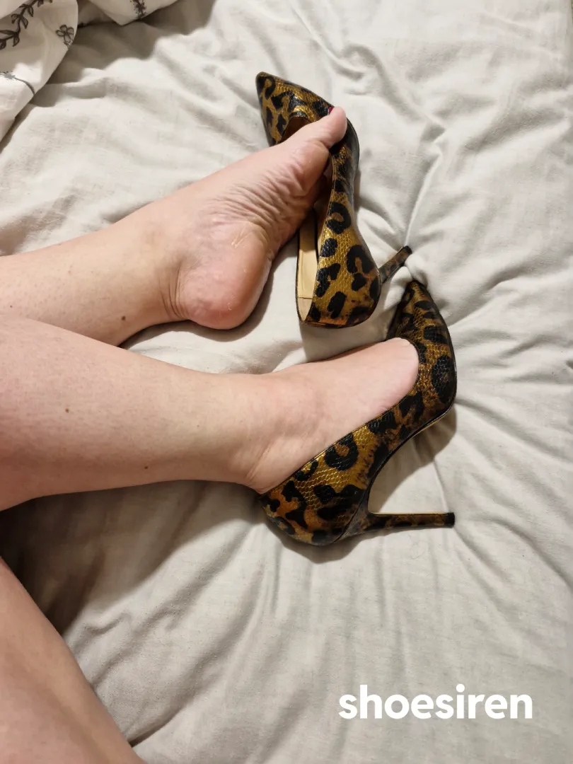Taking my pretty shoes to bed