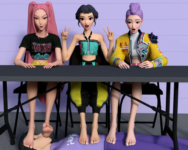 Under Huntrix Feet “Happy Fans, Happy Honmoon” (SoleMann) [Kpop Demon Hunters]