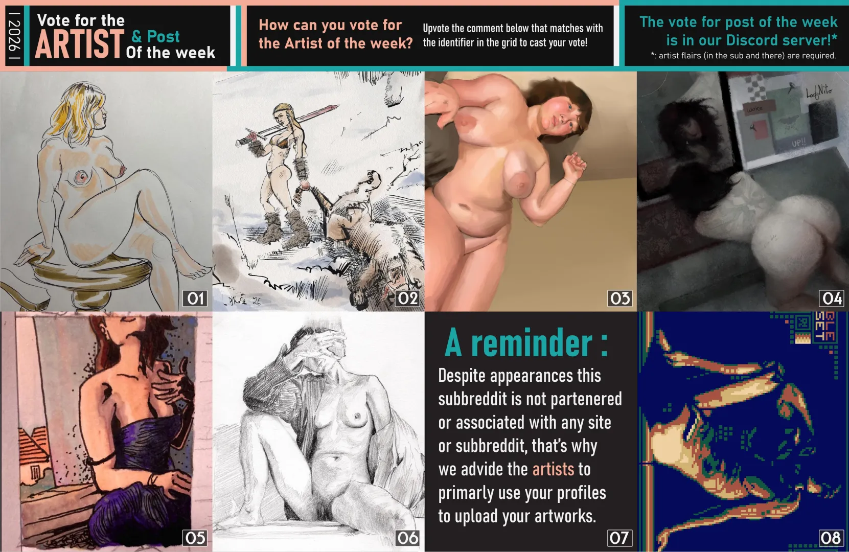 ¡¡Vote for the Artwork & Post of the week!!