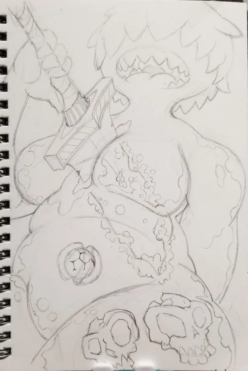 WiP of new Slime Girl